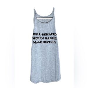 Graphic Tank Top with Words | Mighty Fine Medium